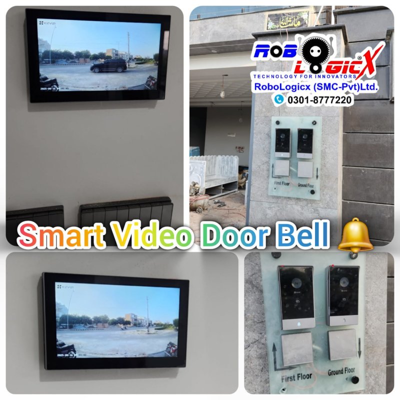 Smart Video Doorbell with Door Lock Robologicx